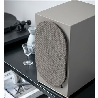 Enceinte connectée HIFI Triangle AIO Twin Gris lin Vendue à la paire