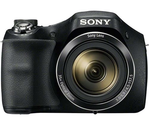 Sony Cyber-shot DSC-H300 - Appareil photo numérique - compact - 20.1 MP - 720 p - 35x zoom optique - noir