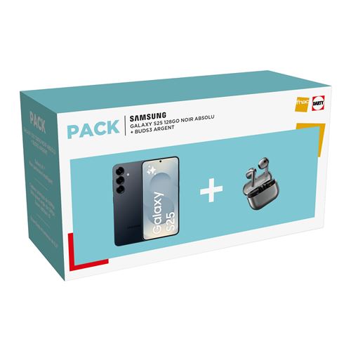 Pack Smartphone Samsung Galaxy S25 6 2” 5G Nano SIM Absolu + Buds3 - vue 3