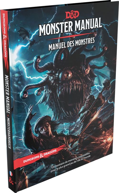 Jeu De Stratégie Asmodee Dungeons And Dragons 5 Manuel Des Monstres