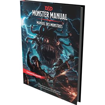 Jeu de stratégie Asmodee Dungeons and Dragons 5 Manuel des Monstres