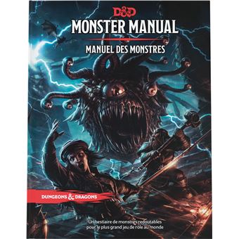 Jeu de stratégie Asmodee Dungeons and Dragons 5 Manuel des Monstres