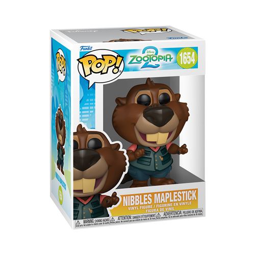Zootopie 2 Figurine POP! Nibbles Maplestick 9 cm - vue 2
