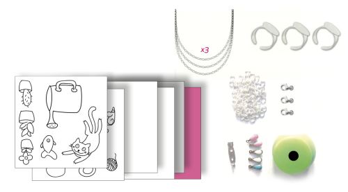 Kit créatif plastique dingue « Accessoires » - VBS Hobby