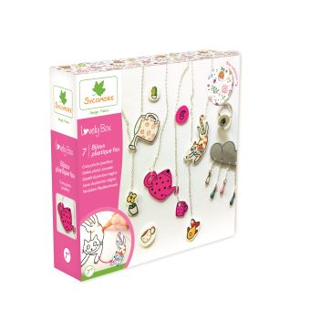 Kit créatif Au Sycomore Lovely Box Plastique Fou Bijoux - 1
