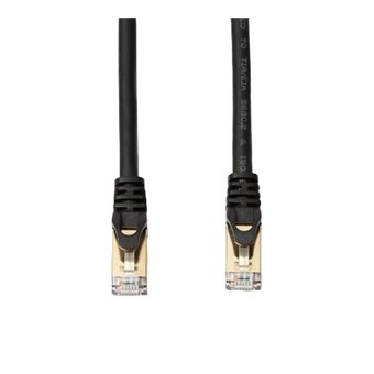 Câble RJ45 droit Diffusion CAT8 S/STP 10 m Noir