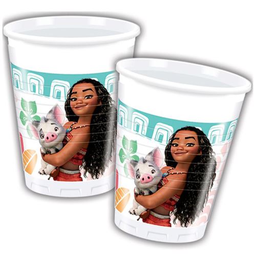 Gobelets Disney - Vaiana x8 Procos