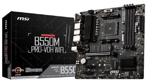 Msi Noir A520m-A Pro Carte Mère Amd A520 Emplacement Am4 Micro Atx - Neuf - Image 4