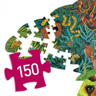 Djeco Puzz'Art Chameleon - 150 pcs