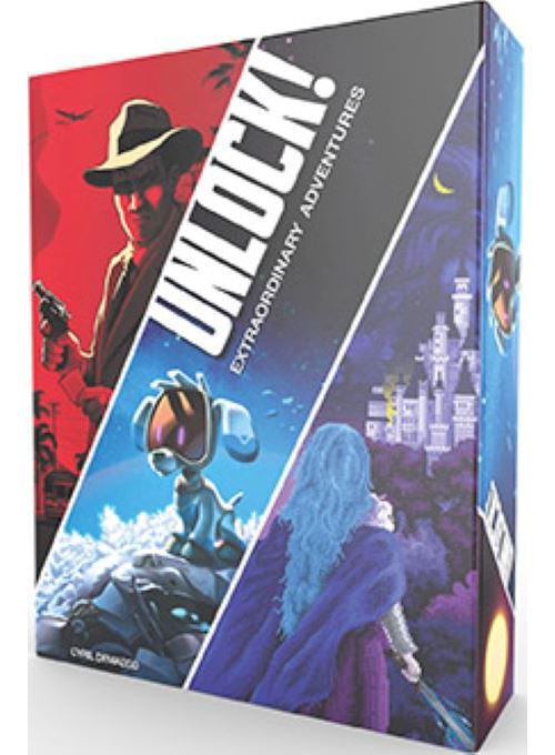 Jeu d'escape game Asmodee Unlock Extraordinary Aventures - Asmodee