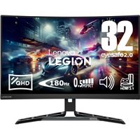 Ecran PC Gaming Lenovo Legion R32qc-30 32" Incurvé 180 Hz QHD Noir corbeau