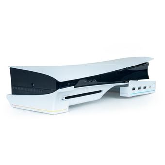 Support horizontal BigBen pour console Slim PS5 Blanc