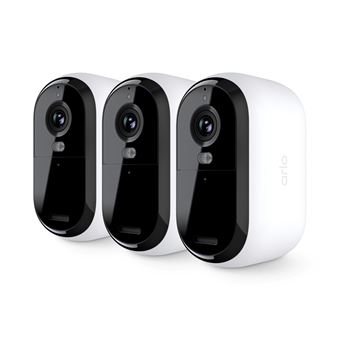 Arlo Essential - Netwerkbewakingscamera - binnen, openlucht - weerbestendig - kleur (Dag en nacht) - 4 MP - 2560 x 1440 - audio - draadloos - Wi-Fi (pak van 3) - 1