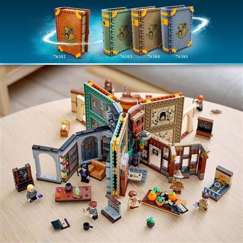 Lego harry potter™ 76382 poudlard: le cours de métamorphose livre qui  révelant hermione granger ron weasley et le professeur - La Poste