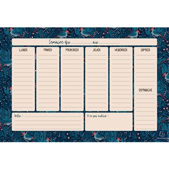 Planner Hebdomadaire Exacompta 2023 2024 Color Design Modèle aléatoire - 1