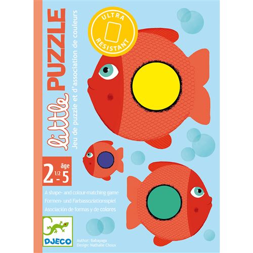 Jeu De Cartes Djeco Little Puzzle