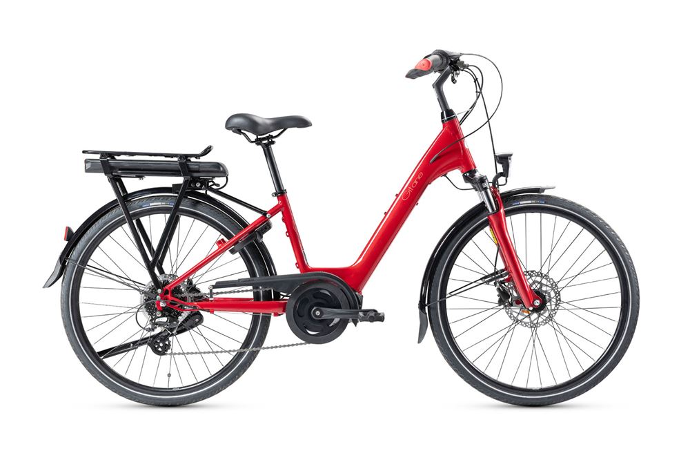 Velo electrique Gitane Organ e Central T50 YQG7A8 250 W Rouge Velo electrique Equipements de sport fnac