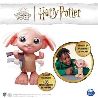 Peluche interactive Harry Potter Dobby Wizarding World - Peluche  interactive - Achat & prix