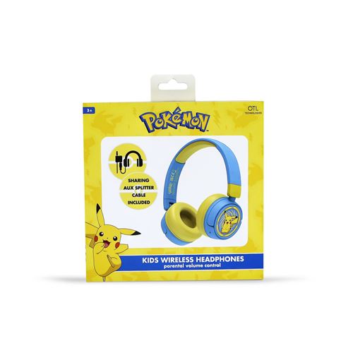 Jeu éducatif et électronique Otl Pokemon Pikachu Kids Wireless Headphones