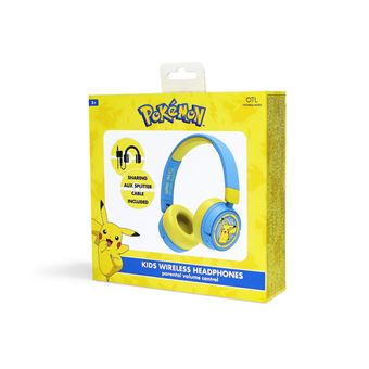 Jeu éducatif et électronique Otl Pokemon Pikachu Kids Wireless Headphones