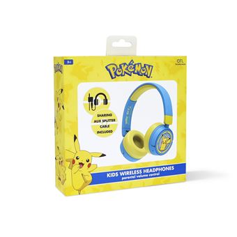 Casque audio filaire Pikachu pour enfant | Casques filaires