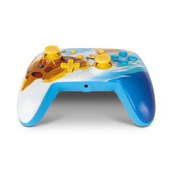 Manette filaire PowerA pour Nintendo Switch Pikachu Charge Bleu et Jaune