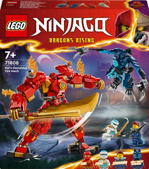 Lego Ninjago Le Robot Élémentaire Du Feu De Kai 71808 Lego La Boîte - vue 7