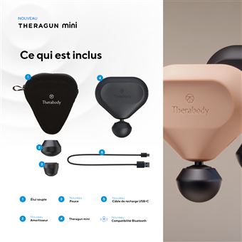 Therabody Theragun Mini 2.0 Black Pistolet de Massage