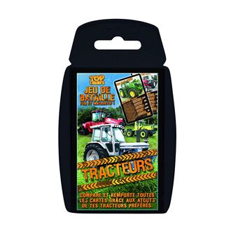 Jeu de cartes Top Trumps Tracteurs