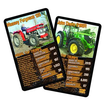 Jeu de cartes Top Trumps Tracteurs