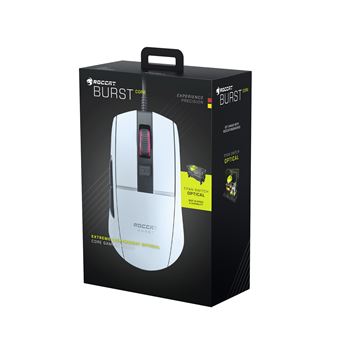 Souris de jeu optique Roccat Burst Core Blanc