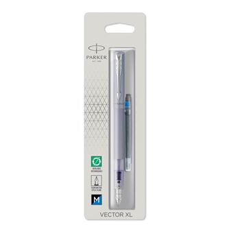 Stylo plume Parker Vector XL Plume M Bleu Gris