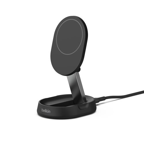 Support De Recharge Magnétique Et Pliable Belkin Boostcharge Pro Noir