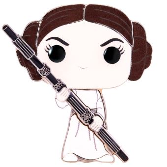 Funko Pop! Pin’s Géant avec Stand 10 cm Star Wars Princess Leia