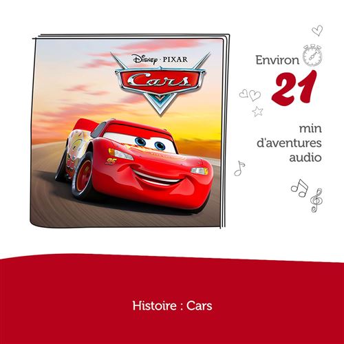 tonies Figurine Cars, Personnage avec Histoire Audio et chansons pour  conteuse Toniebox, audioconte 3 Ans et Plus - boîte à Histoires Vendue  séparément : TONIES: : Jeux et Jouets