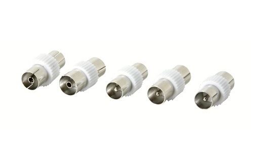 Kit de 5 adaptateurs coaxials Temium Mâle/Femelle 9 mm et 9.52 mm