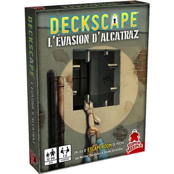 Jeu de société Super Meeple Deckscape L'Évasion d'Alcatraz