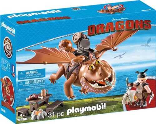 Playmobil Dragons 9460 Varek et Bouledogre