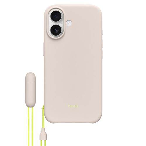 Beats Coque iPhone 17 avec Support Kickstand MagSafe et Contrôle Caméra – Pierre Calcaire