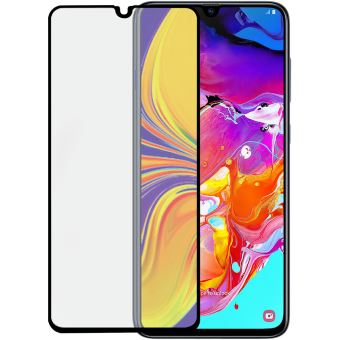 Protection d'écran en verre trempé 2.5D BigBen Connected Transparent avec Contour noir pour Samsung Galaxy A70