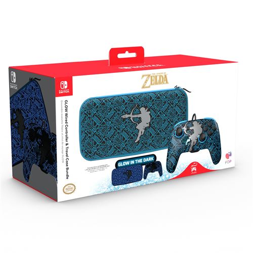 Pack Manette filaire Pdp Rematch Glow pour Nintendo Switch Nintendo Switch Lite et Nintendo Switch Modèle OLED + Etu - vue 4