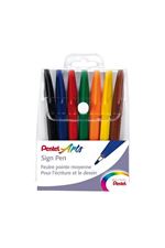 PENTEL SIGNPEN S520 POCH 7 FEUTRES