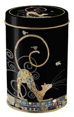 Boite et bac de rangement Kiub Chat 15 cm Noir