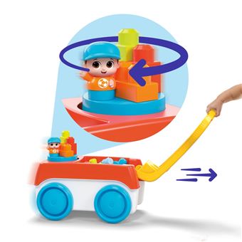 Jeu de construction Mega Bloks Tourni wagon