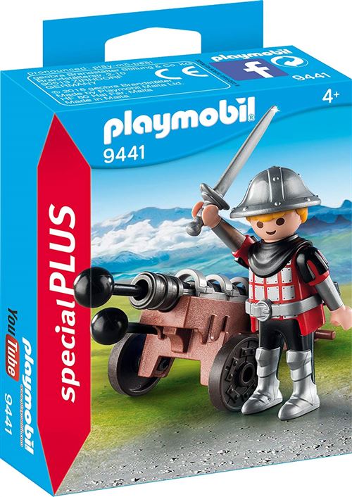 Playmobil Knights Special Plus 9441 Chevalier avec Canon