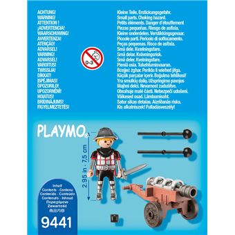 Playmobil Knights Special Plus 9441 Chevalier avec canon