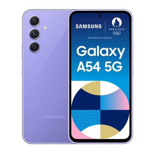 Smartphone Samsung Galaxy A54 6,4" 5G Nano SIM 128 Go Lavande