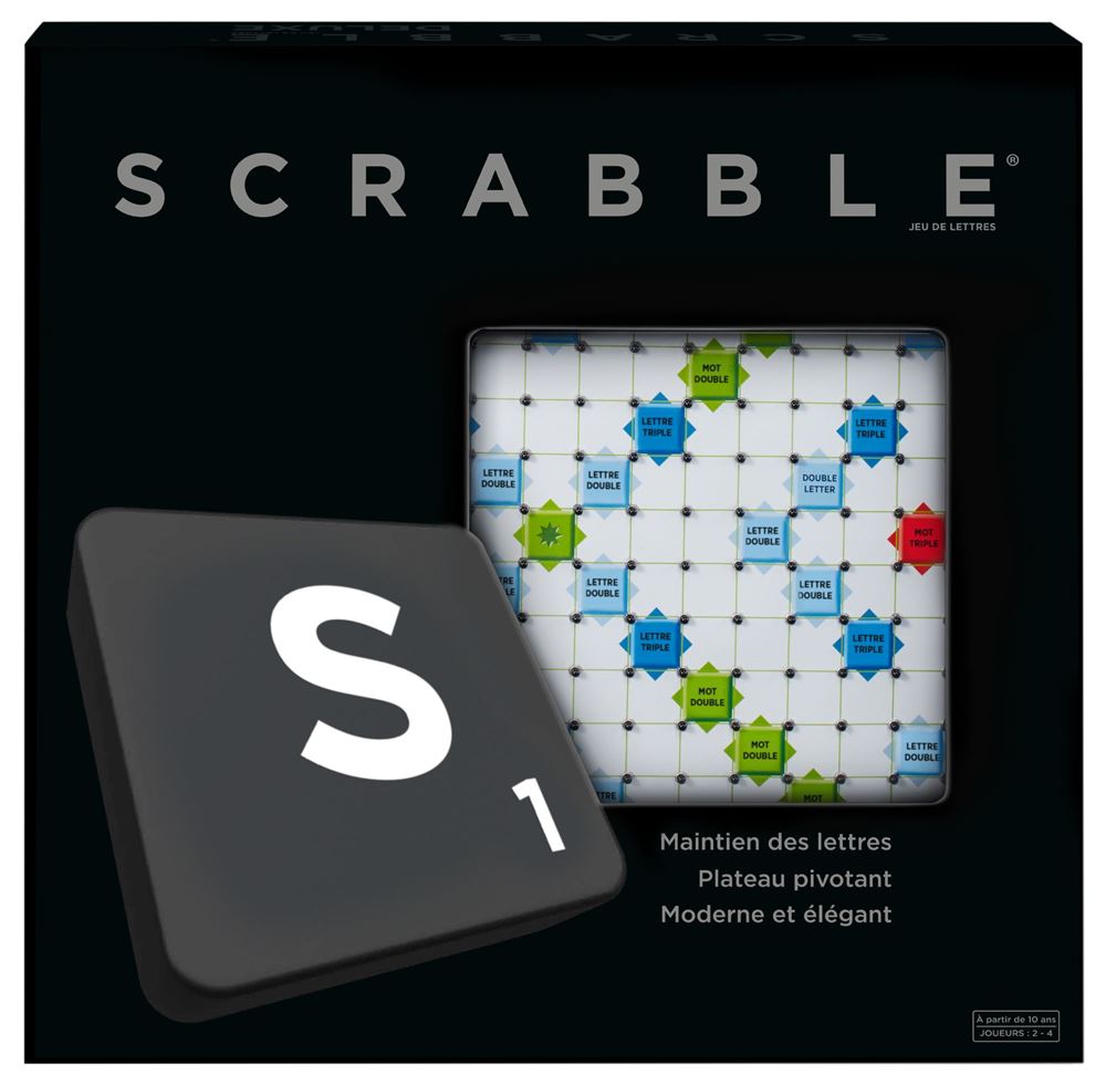 Scrabble Deluxe Mattel - Jeu de culture générale - Achat & prix
