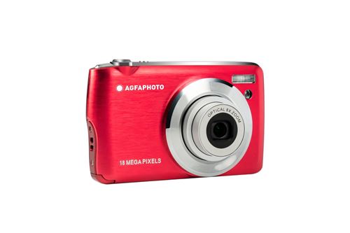 Appareil Photo Numérique Compact Agfa Photo Realishot DC8200RD Red Housse + Carte SD 16Go incluses