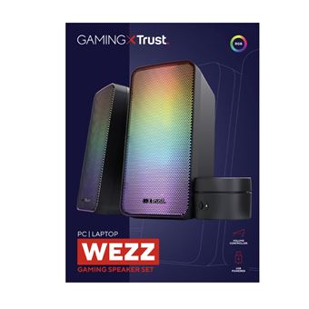 Trust GXT 611 WEZZ - Haut-parleurs - pour PC - 2 voies - noir